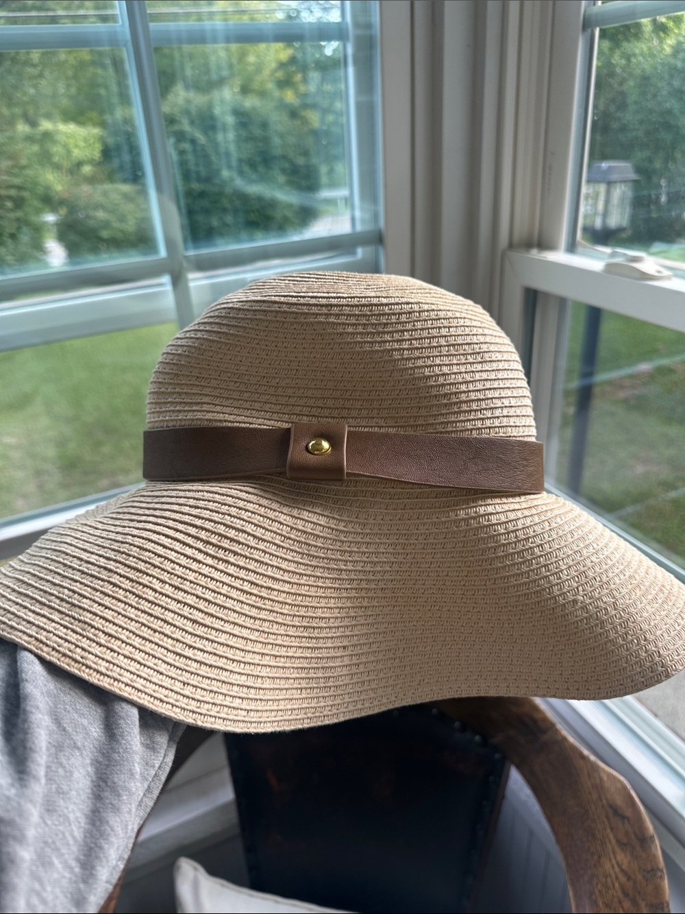 The Limited Rollable Packable Straw Sun Hat with Leather Snap Strap